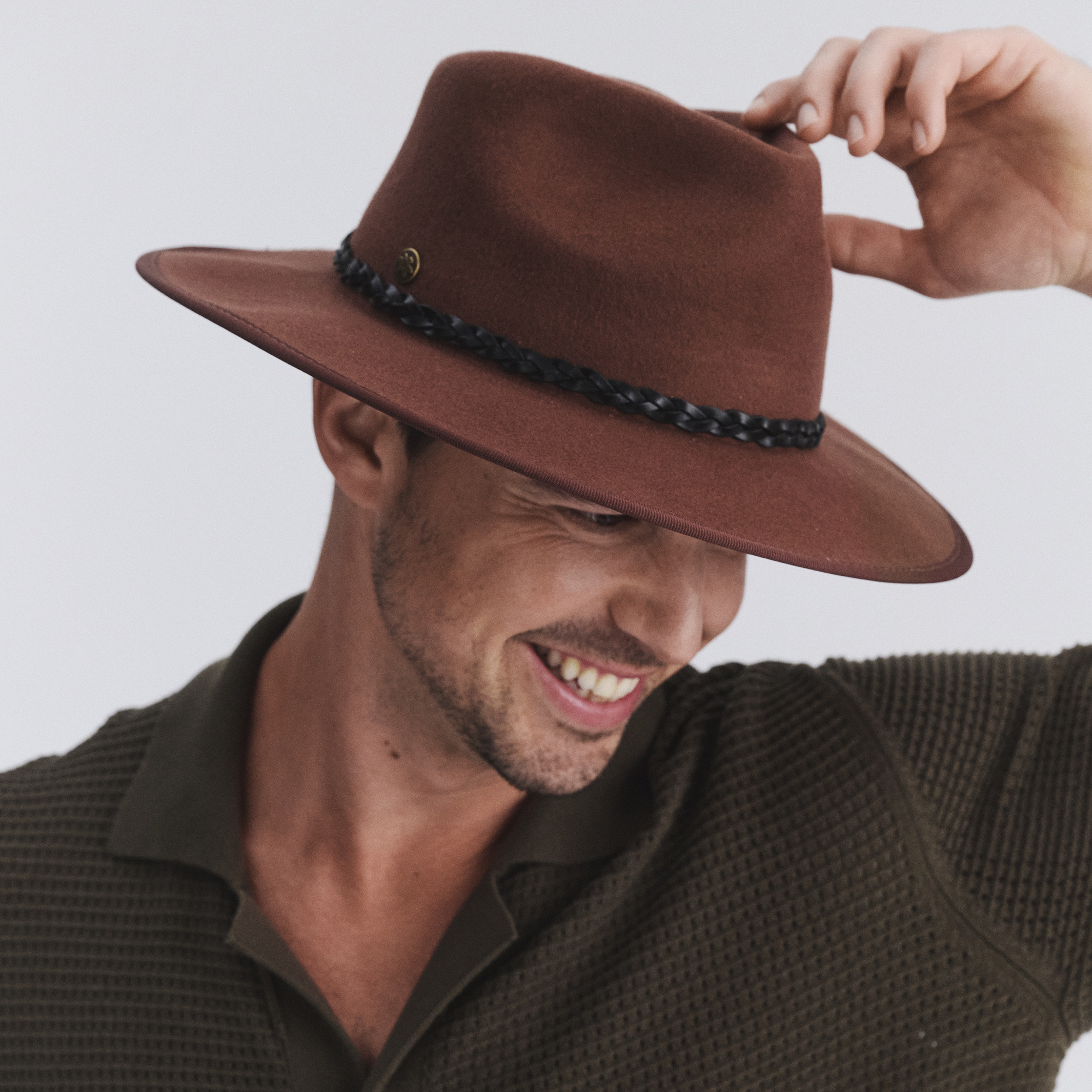 PM804 CHOCOLATE 56CM (S/M) - BARTLE FEDORA