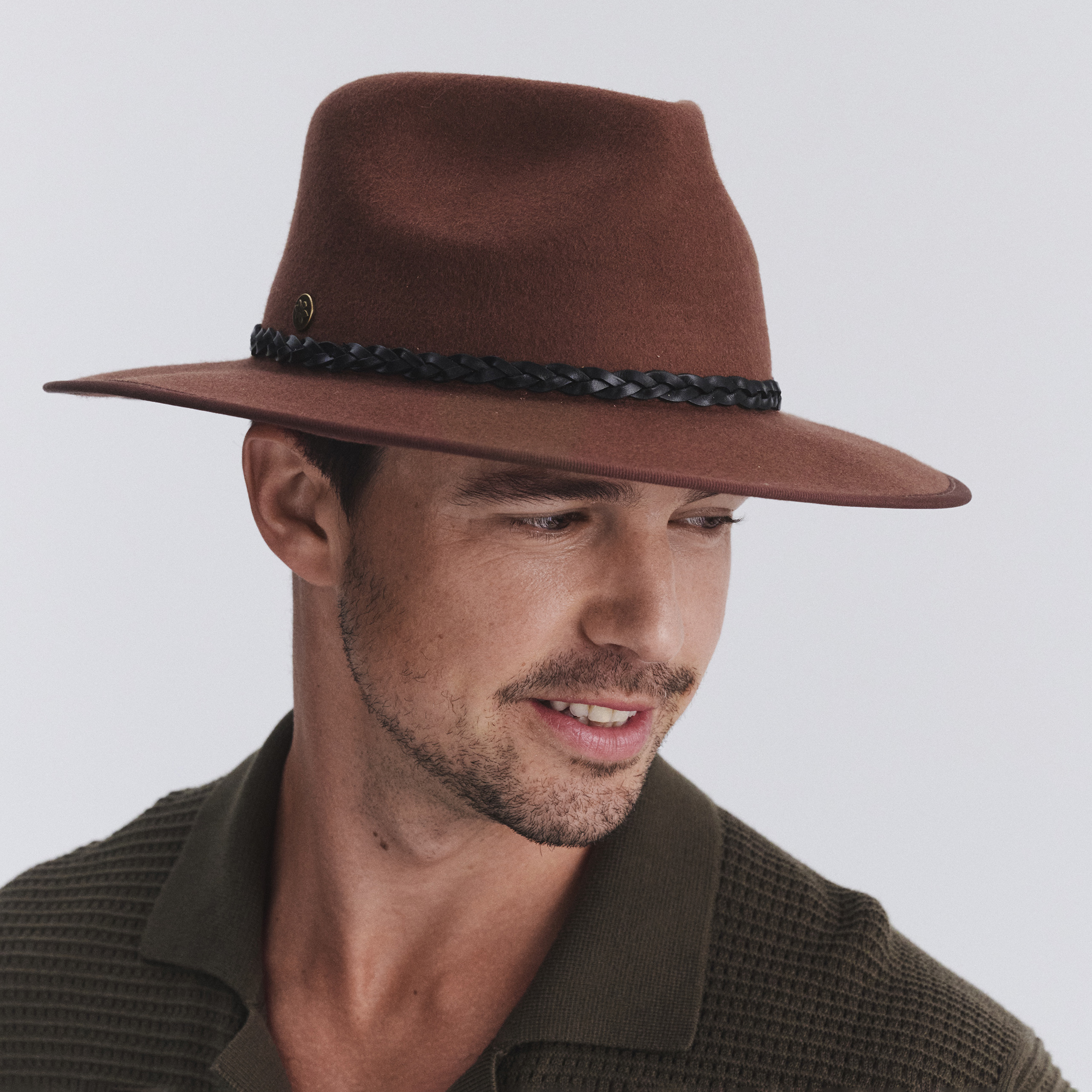 PM804 CHOCOLATE 56CM (S/M) - BARTLE FEDORA