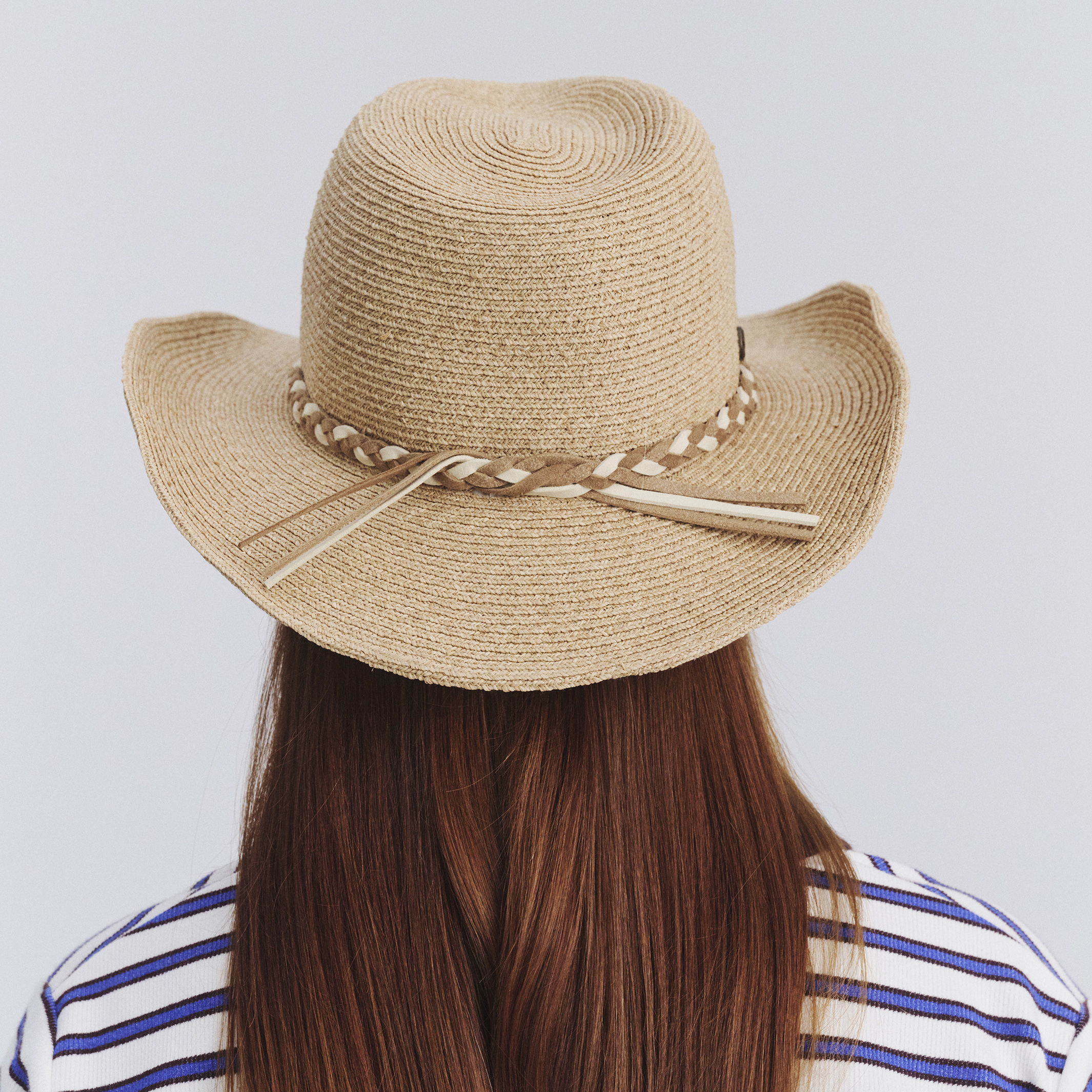 PL428A NATURAL 58CM (M/L) - JESSE RAFFIA COWBOY
