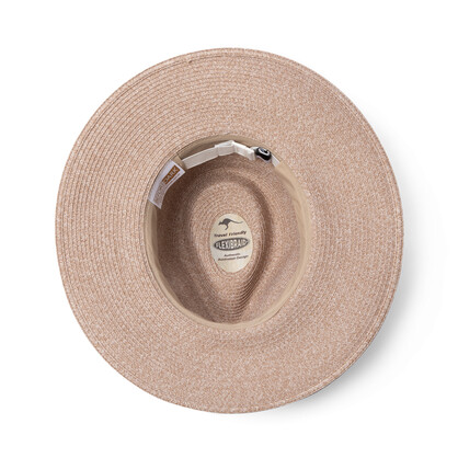 BD496 SANDSTONE 60CM (L/XL) - FIONA FLEXIBRAID® WIDE BRIM FEDORA