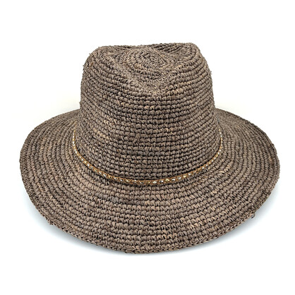 BD190BT MUSHROOM 58CM (M/L) - MAGDALENA RAFFIA STYLE