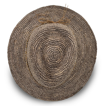 BD190BT MUSHROOM 58CM (M/L) - MAGDALENA RAFFIA STYLE