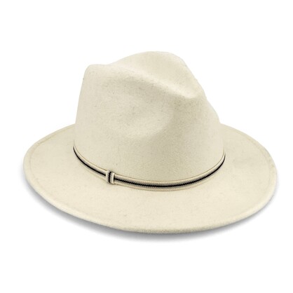 BD843 IVORY 58CM (M) - VISTA FEDORA