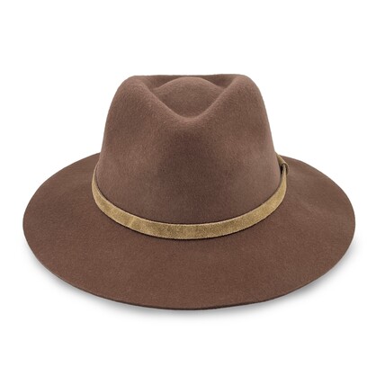 BD841 CHOCOLATE 58CM (M/L) - KLOSTERS FEDORA