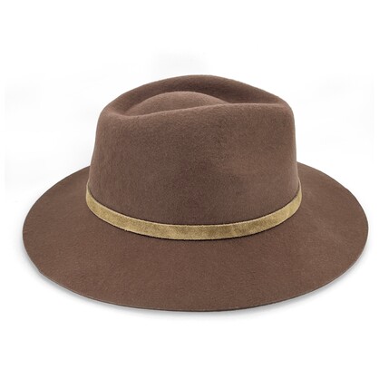 BD841 CHOCOLATE 58CM (M/L) - KLOSTERS FEDORA