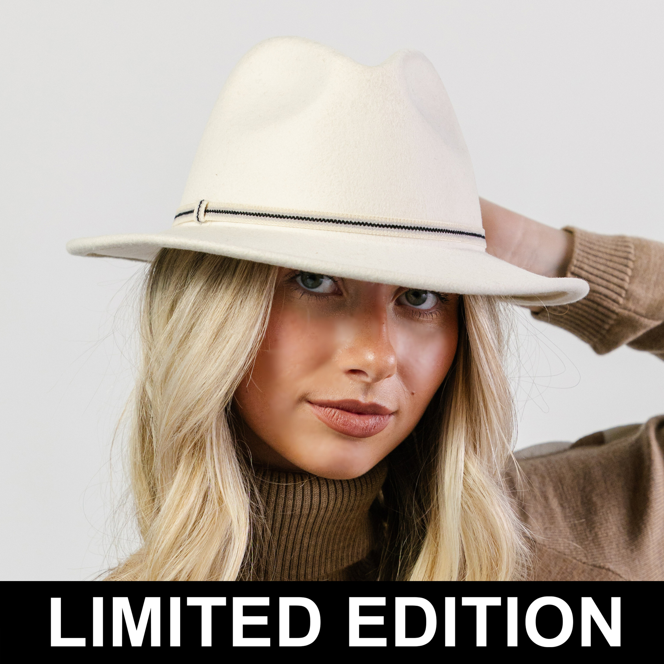 BD843 IVORY 58CM (M) - VISTA FEDORA