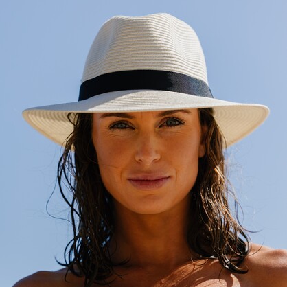BD459 IVORY 58CM (M/L) - PANA-MATE® FEDORA