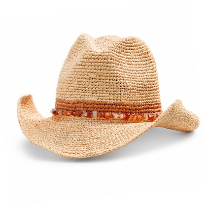 BD129 NATURAL/ORANGE 58CM (M/L) - CASTAWAY COWBOY