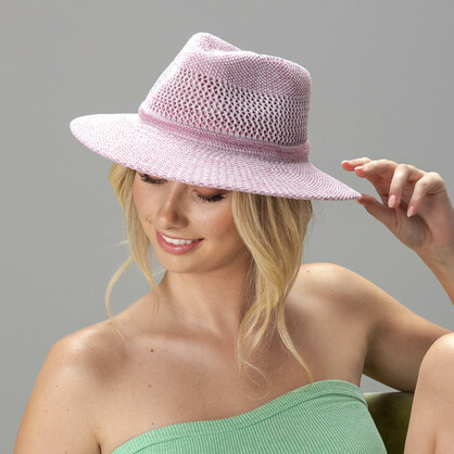 RL793 OLD ROSE PINK 58CM (M/L) - ASHLEY FEDORA