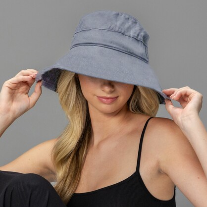 RL659 BLUE 58CM (M/L) - FIFI LINEN BUCKET