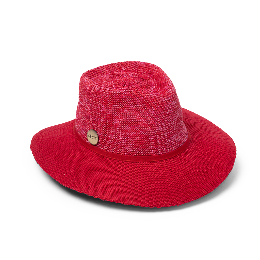 EV050 MIX RED/RED 58CM (M/L) - ASTON FEDORA (MAGNETISED)