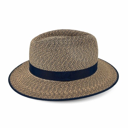 EV660A BROWN COMBO 60CM (L/XL) - AINSLEY FEDORA