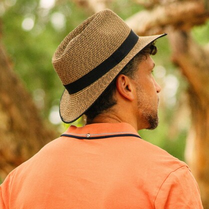 EV660A BROWN COMBO 58CM (M/L) - AINSLEY FEDORA
