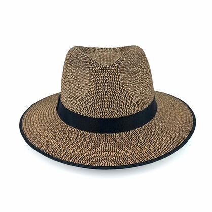 EV660A BROWN COMBO 58CM (M/L) - AINSLEY FEDORA