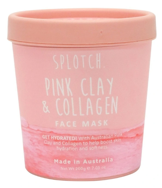 Wholesale SPLOTCH BODY PINK CLAY & COLLAGEN FACE MASK TUB Splotch