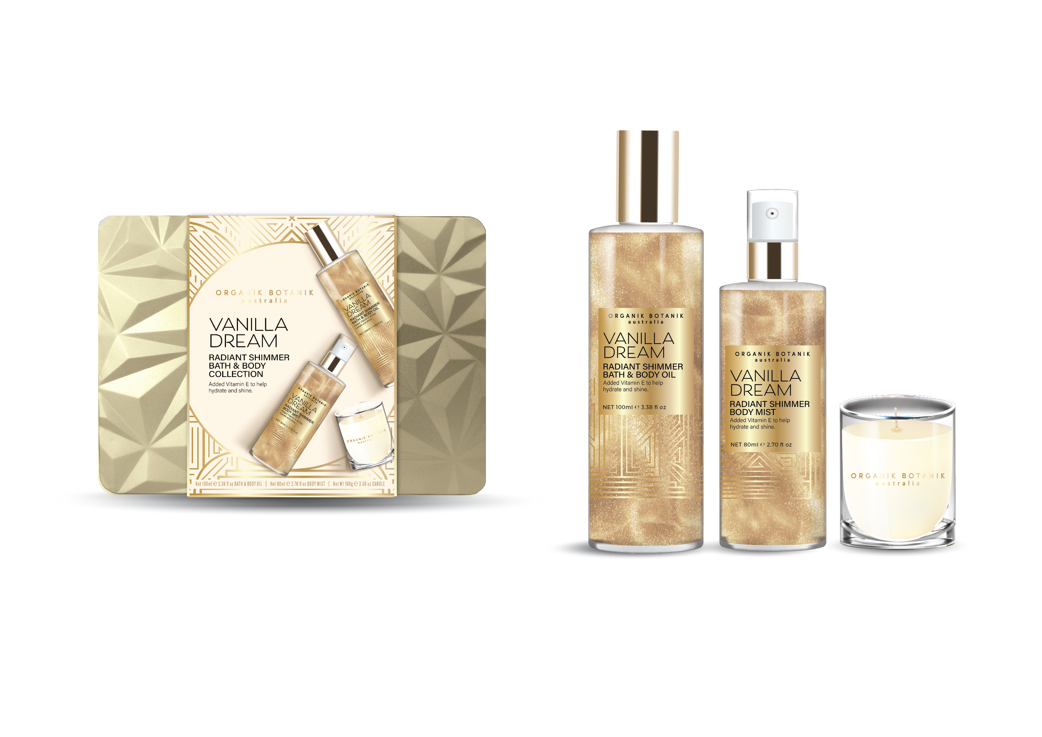Shatter Bath & Body Collection Vanilla Dream