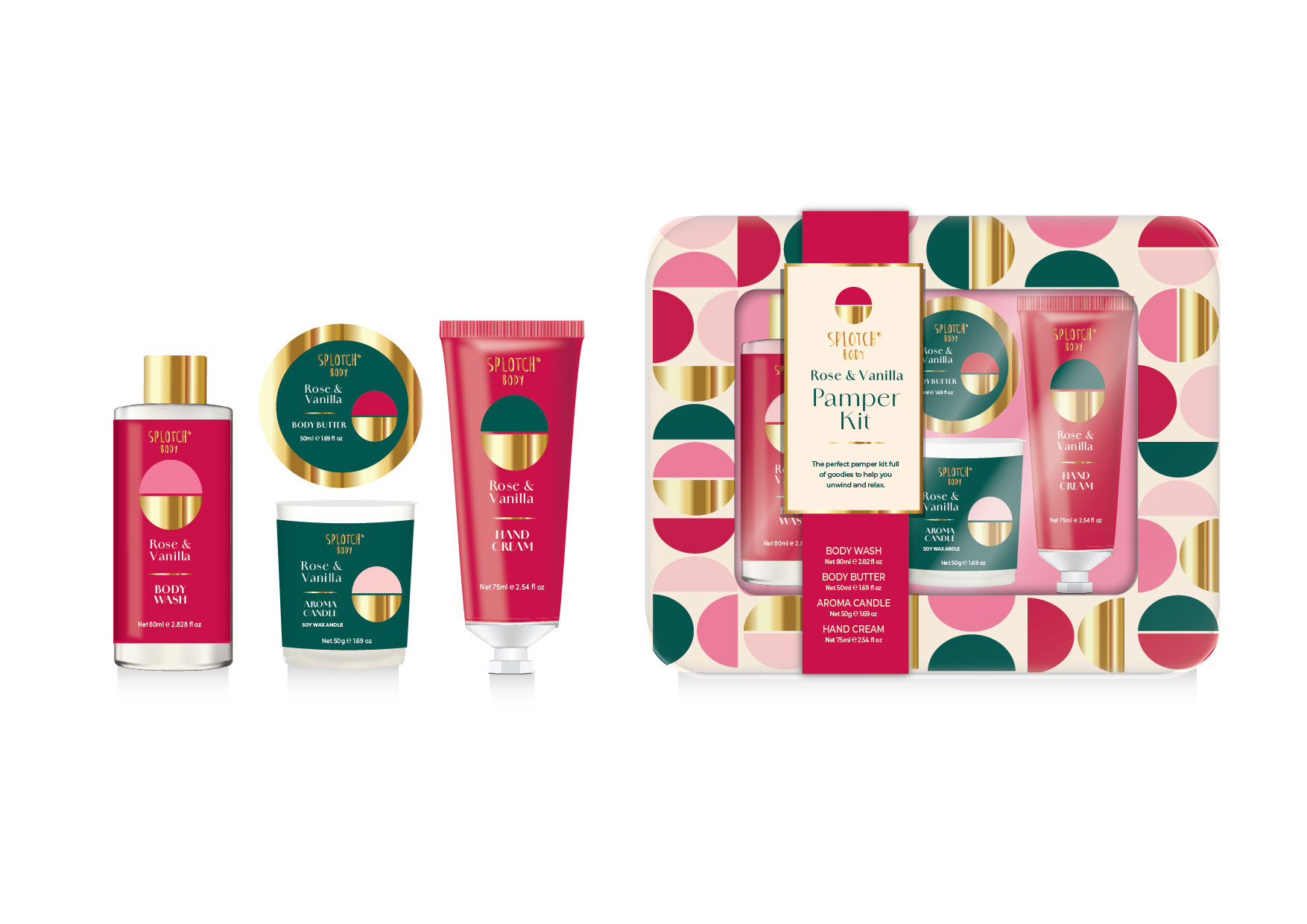 Rose & Geranium Pamper Tin
