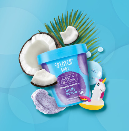 Splotch Body Coconut & Hyaluronic Smooth Moves…Body Scrub