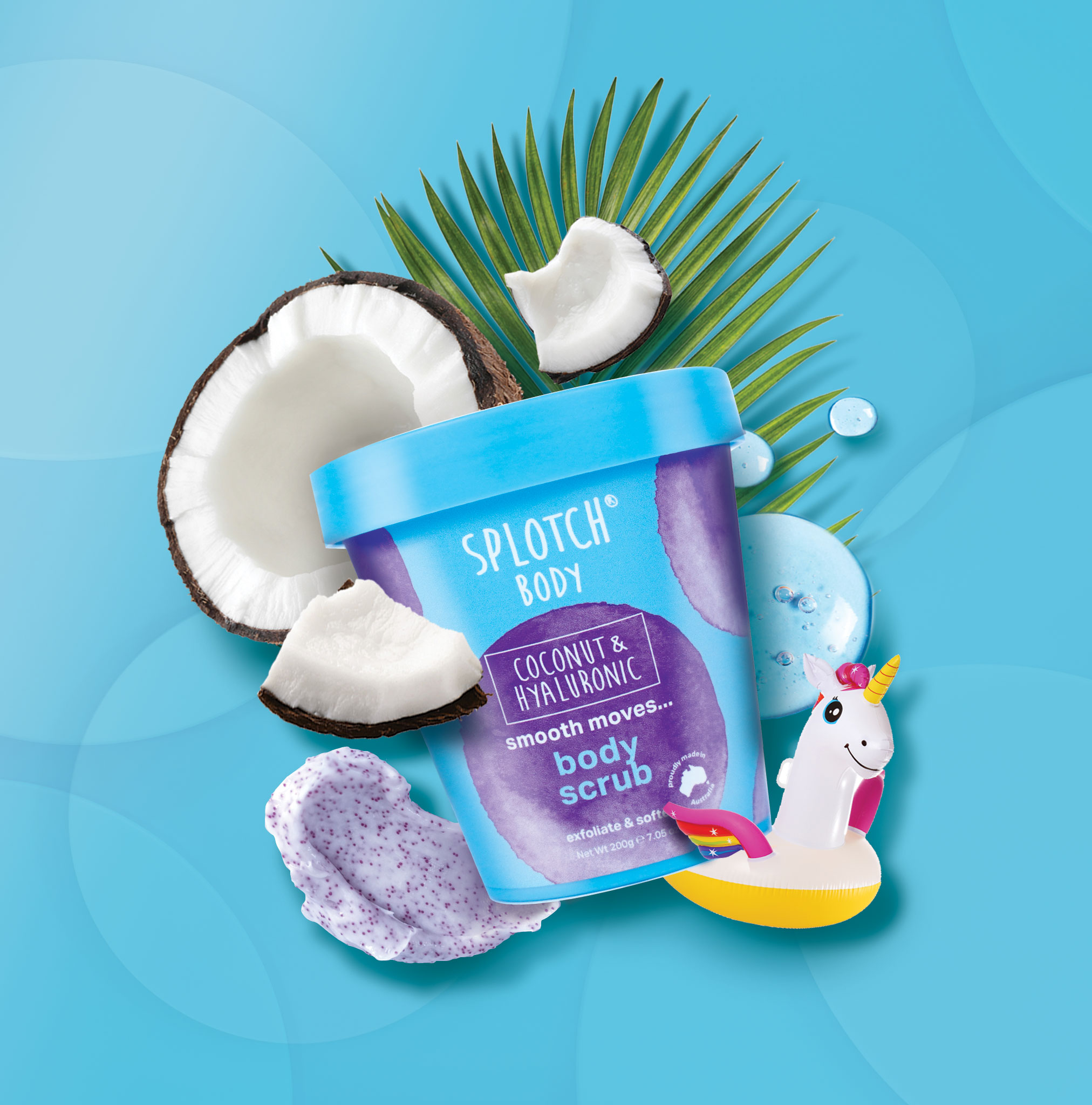 Splotch Body Coconut & Hyaluronic Smooth Moves…Body Scrub