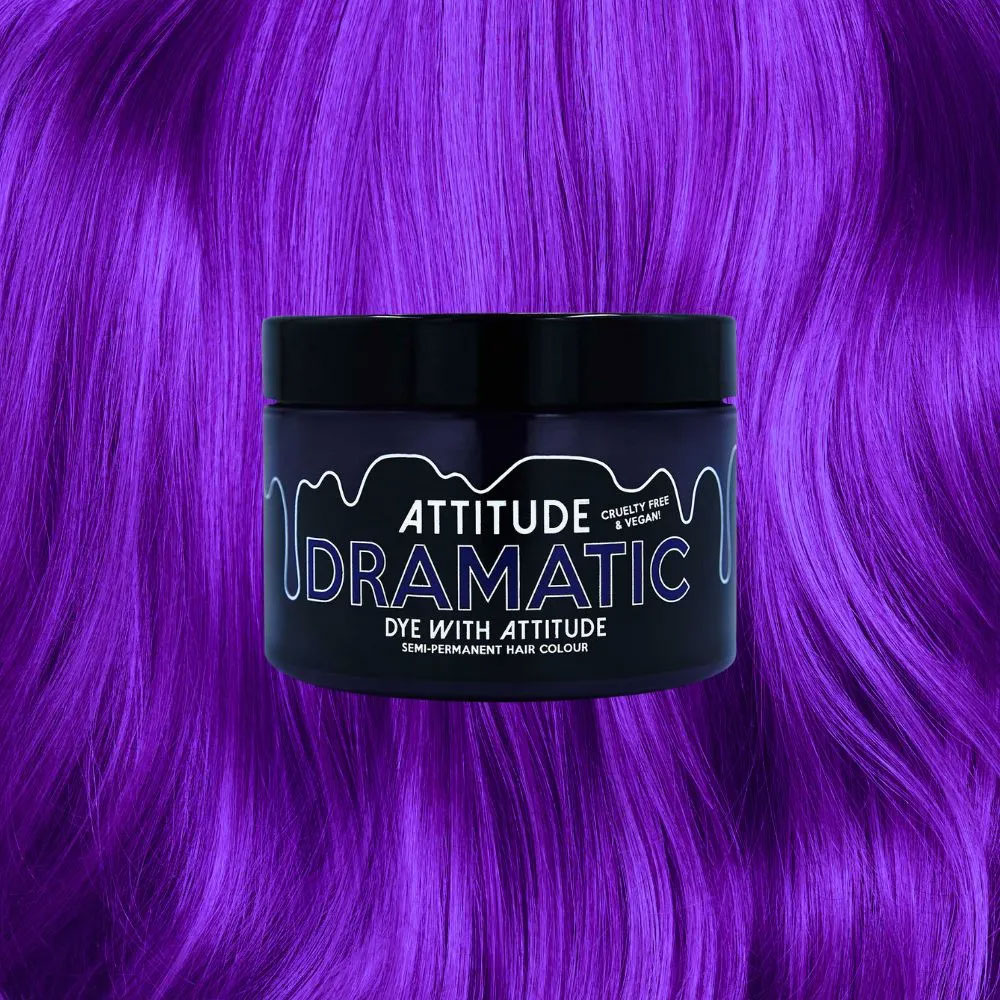 Dramatic Attitude Purple Hair Dye