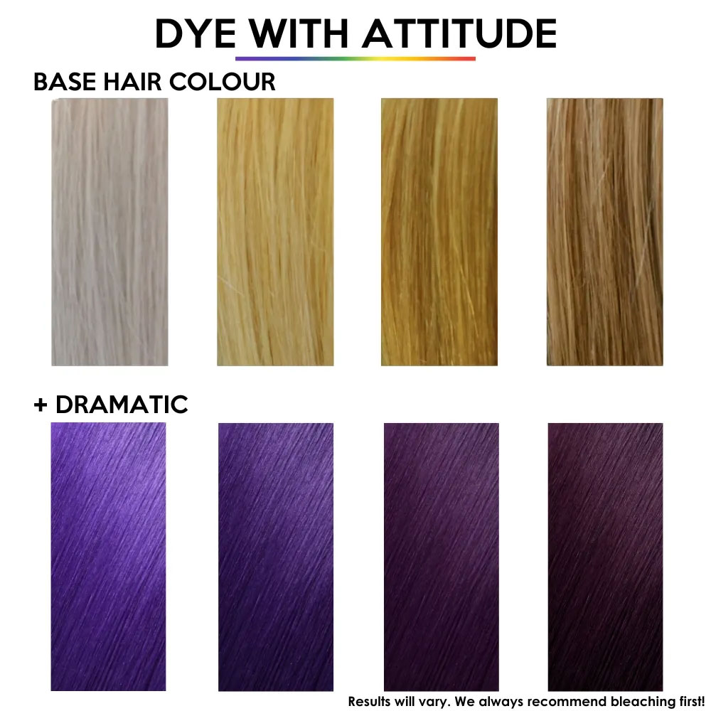 Dramatic Attitude Purple Hair Dye
