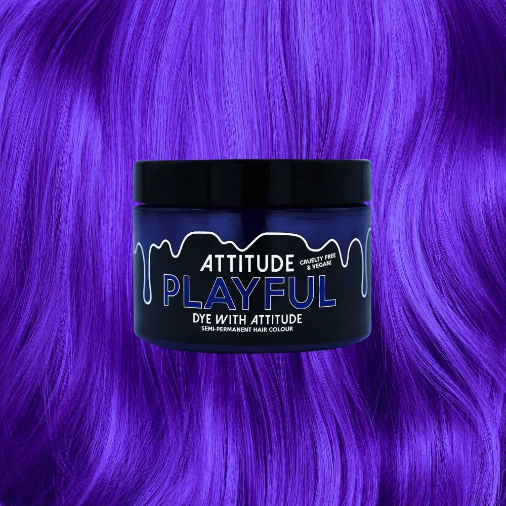 Playful Blue Purple Attitude Hair Dye