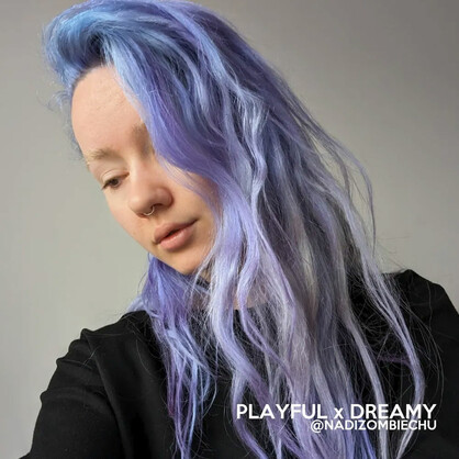 Playful Blue Purple Attitude Hair Dye