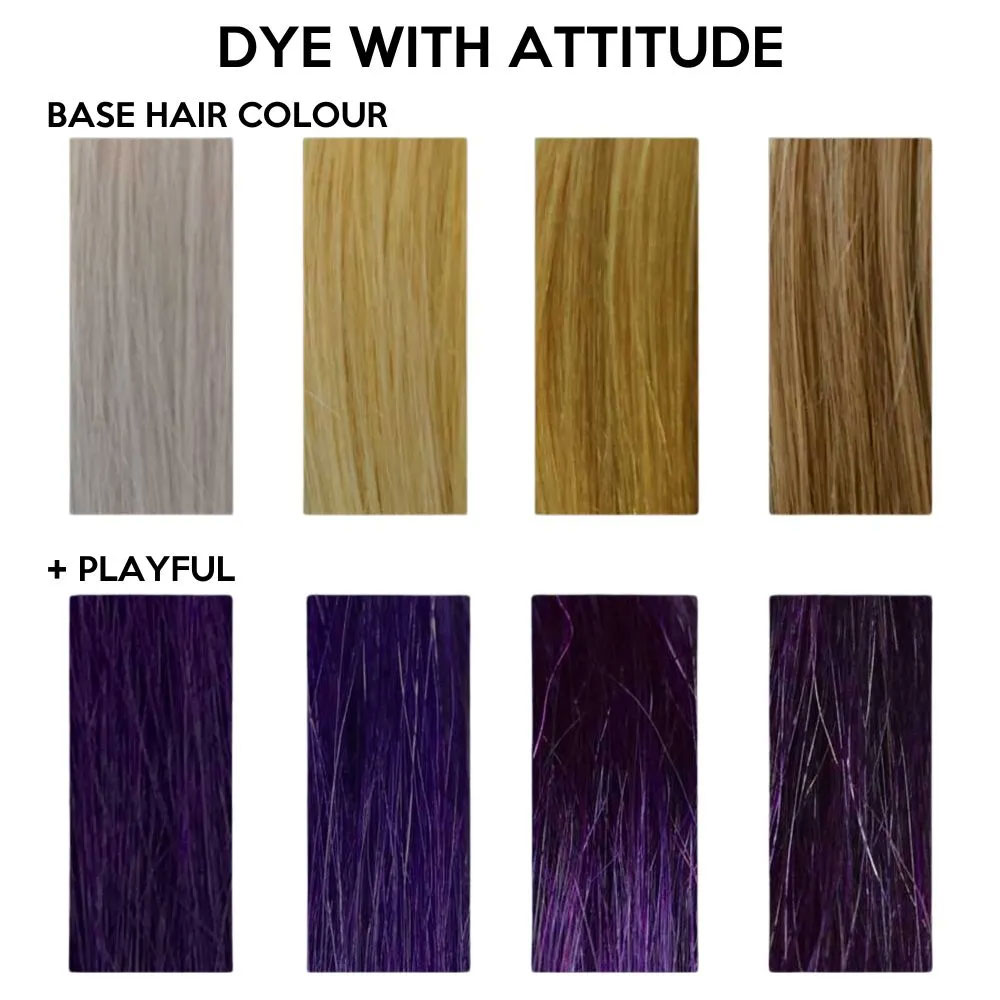 Playful Blue Purple Attitude Hair Dye