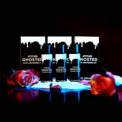 Attitude Hair Dye - Ghosted 30 Volume KIT (9%) Hair Bleaching KIT - White