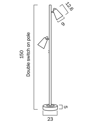 DENY FLOOR LAMP