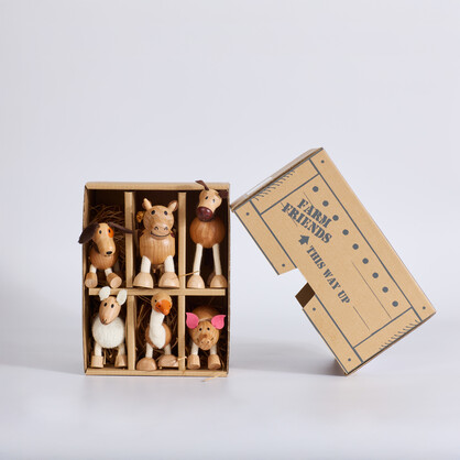 Barnfields Bundle – 6 Farm Toys in Gift Crate
