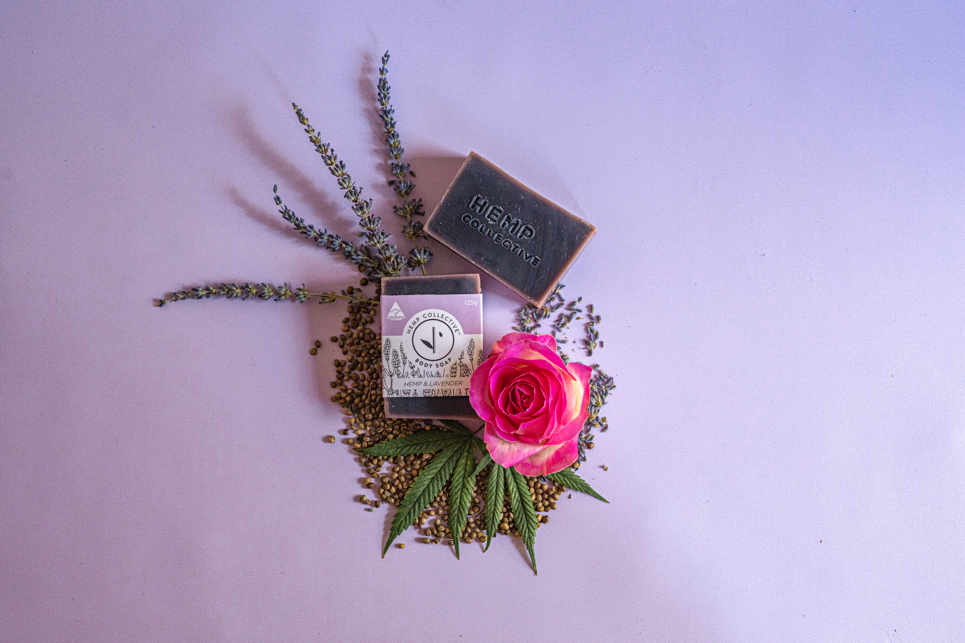 Hemp Soap - Hemp + Lemon Myrtle soap