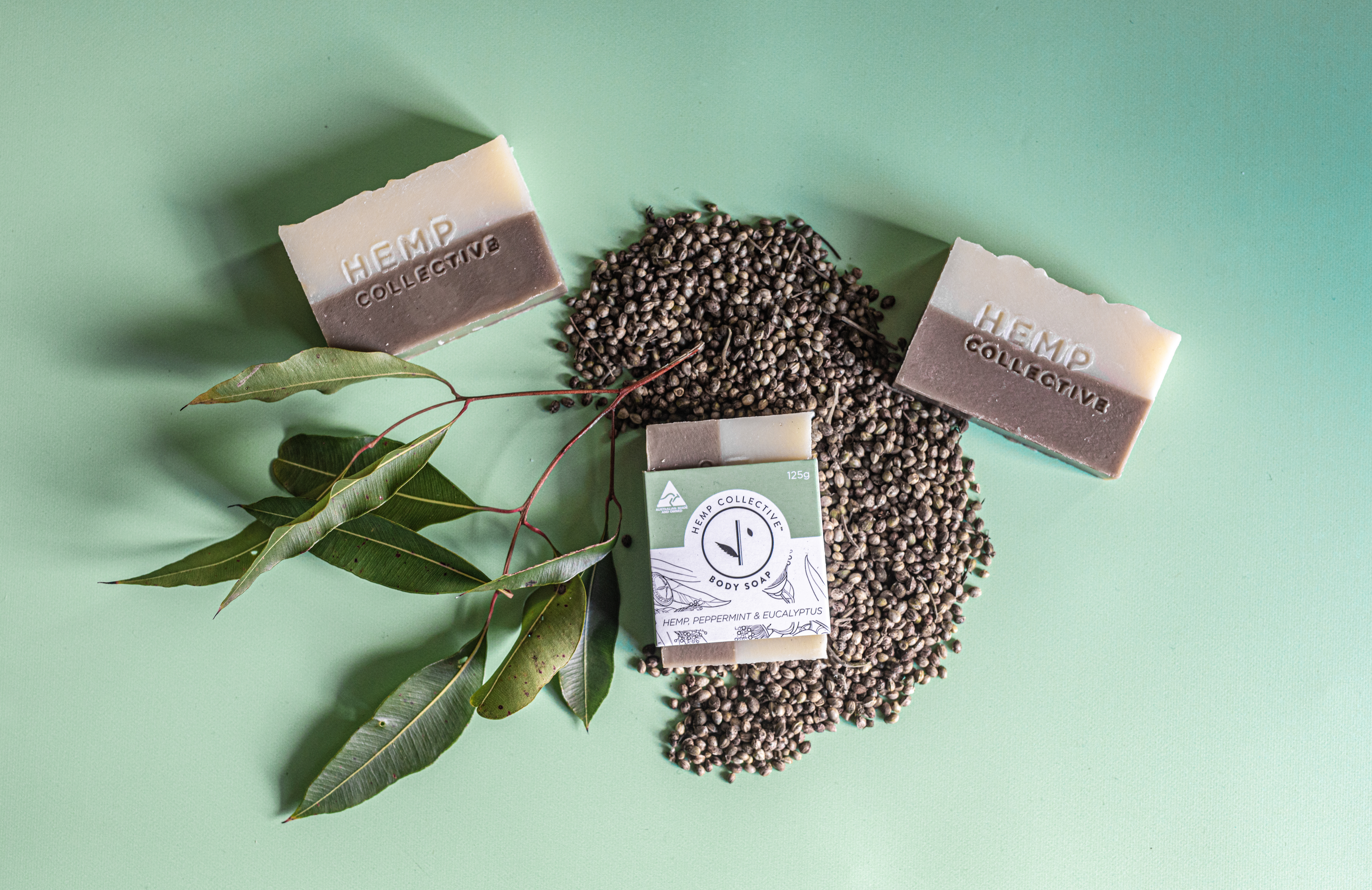 Hemp Soap - Hemp + Lemon Myrtle soap
