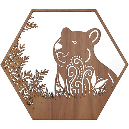 Smiling Quokka Hexagon Wall Art