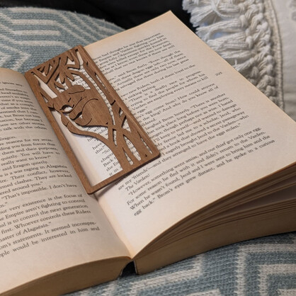 Sleepy Koala: Australian Wooden Bookmark