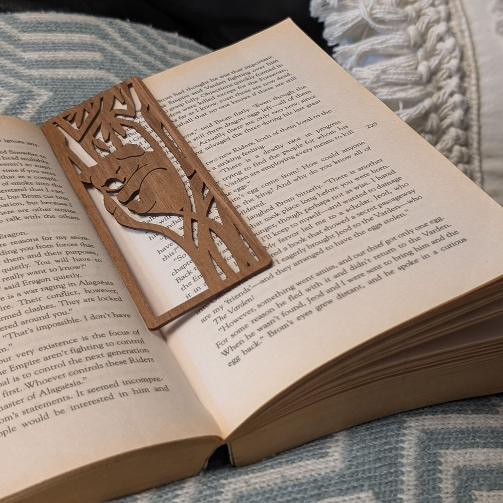 Sleepy Koala: Australian Wooden Bookmark