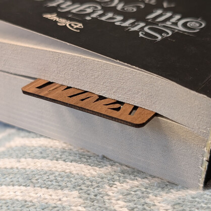 Blue Wren: Australian Wooden Bookmark