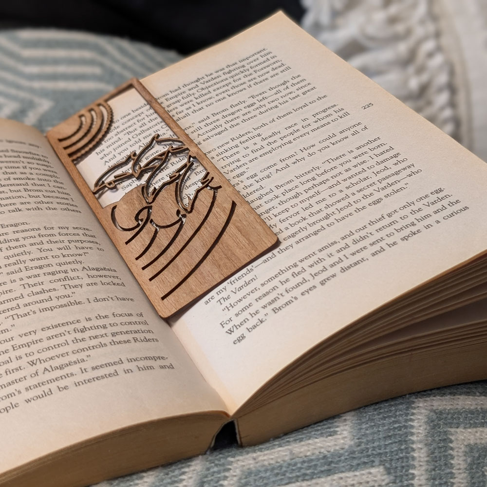 Jumping Dolphins: Australian Wooden Bookmark