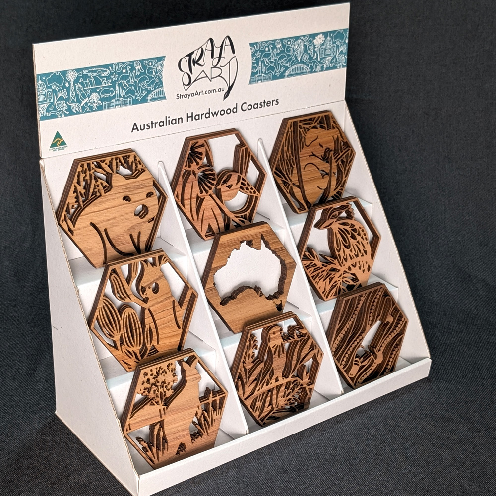 Countertop Display Unit - Coasters