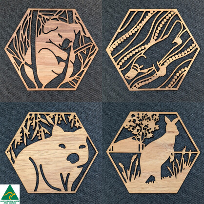 Single Coasters FOR USE WITH COUNTERTOP DISPLAY UNIT ONLY - Minimum of 27 units