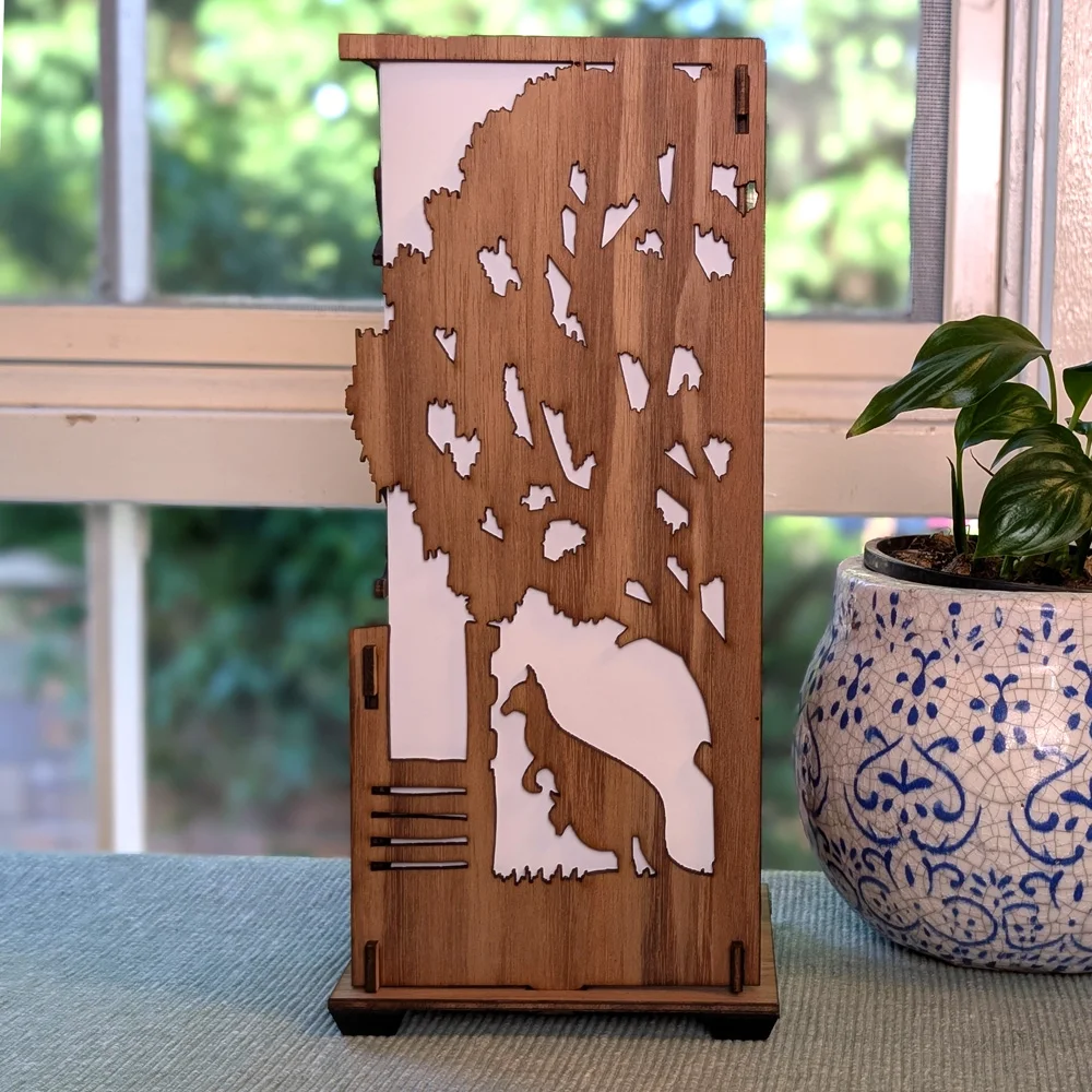 Outback Station: Australian Hardwood Lamp