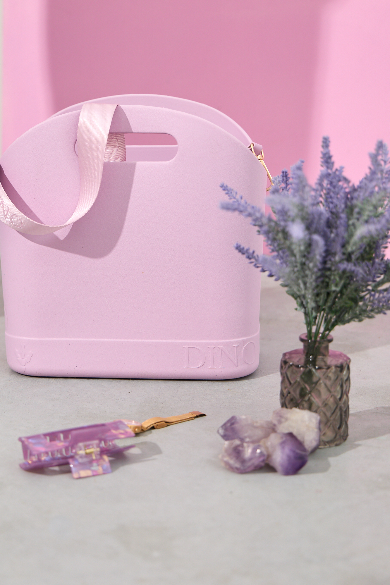 Dino Belle Bag Lavender Haze - no holes