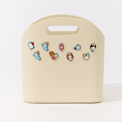 Dino Belle Bag Champagne Glow - holes