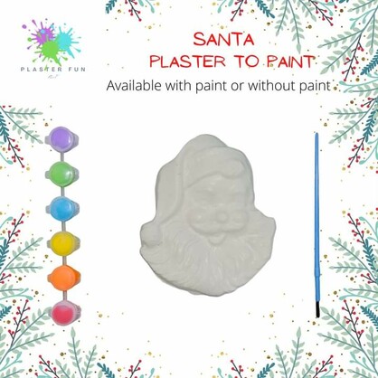 Christmas Santa plaster paining kit