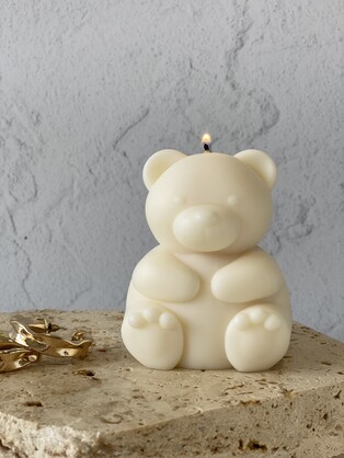 Big Bear Eco-Friendly Sculptural Soy Wax Candle