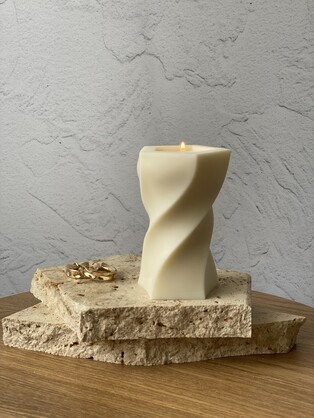Penny Eco-Friendly Sculptural Soy Wax Candle