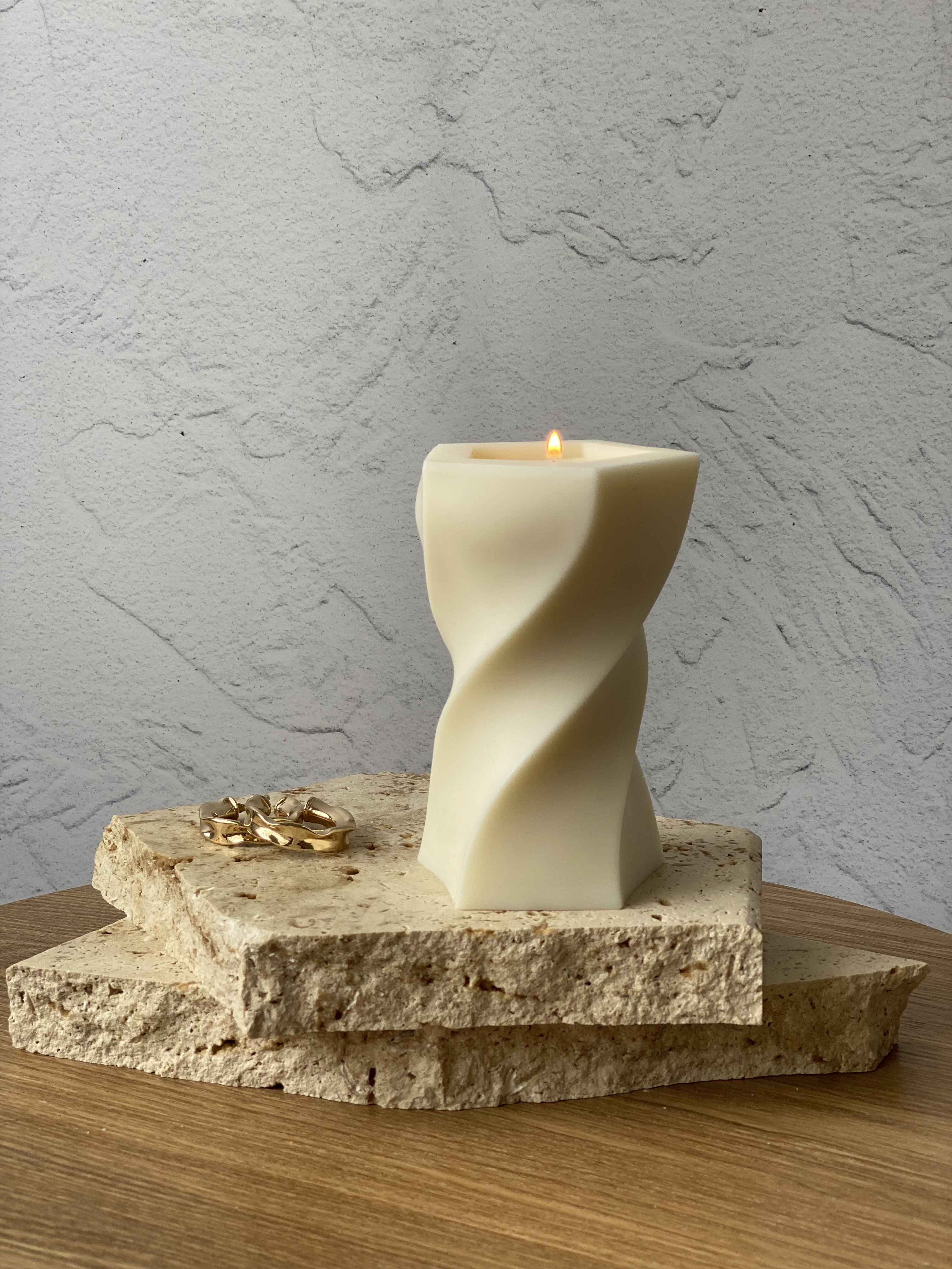 Penny Eco-Friendly Sculptural Soy Wax Candle
