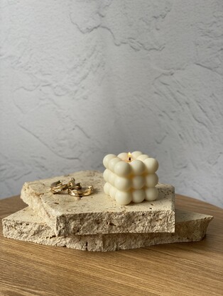 Bubble 6 Eco-Friendly Sculptural Soy Wax Candle