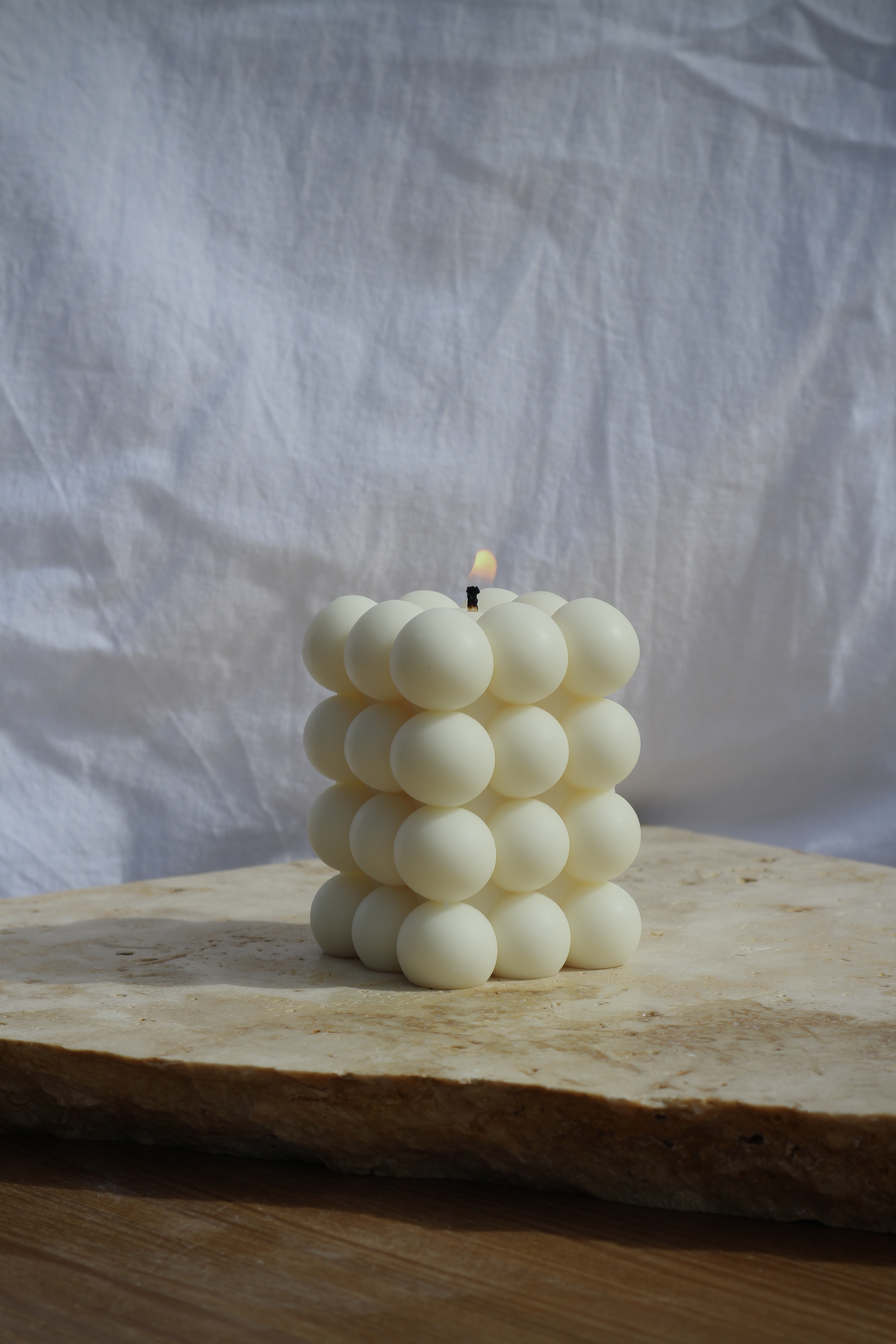 Bubble 9 Eco-Friendly Sculptural Soy Wax Candle
