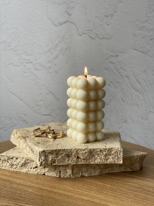 Bubble 11 Eco-Friendly Sculptural Soy Wax Candle